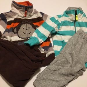 2 carters baby boy outfits